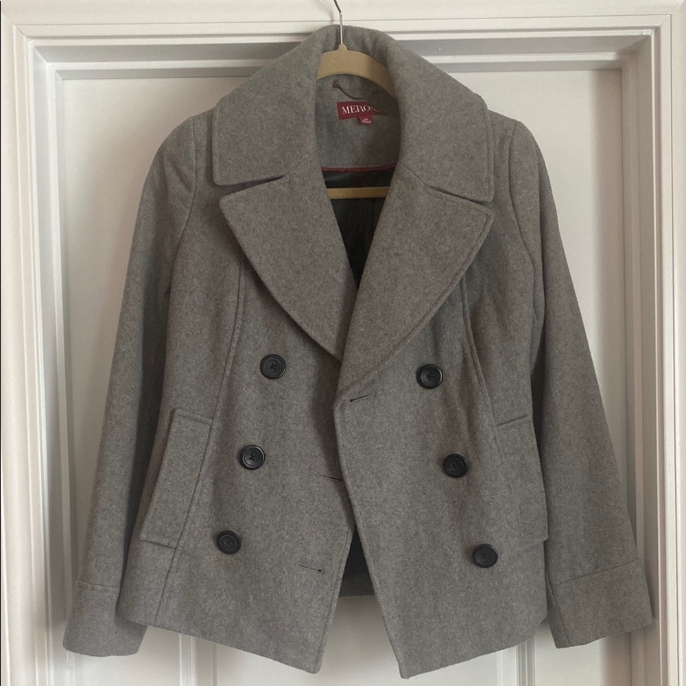 Merona Gray Peacoat